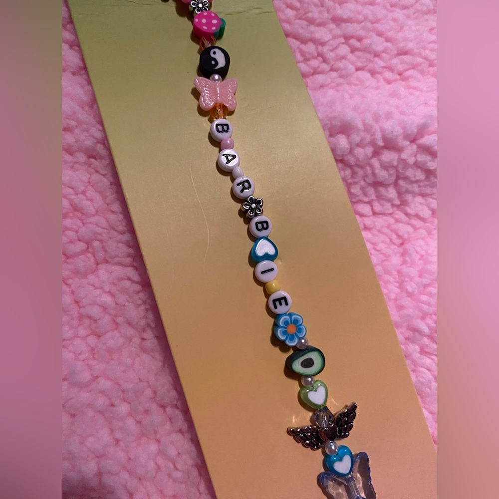 Barbie beaded hair clip. Sold out.